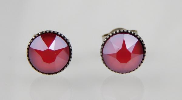 Red Crystal Royal - Black Jack Ohrstecker LE
